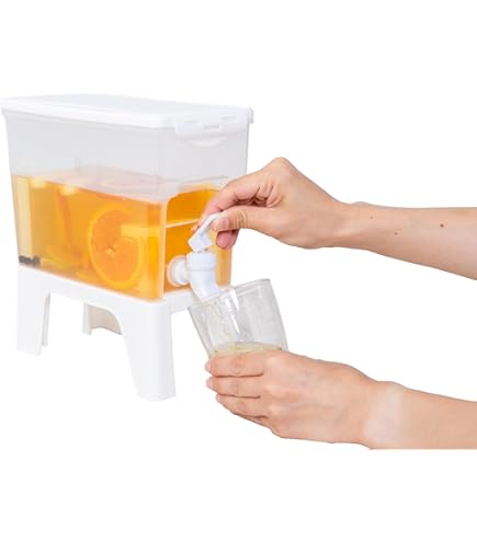Amazon | 3.1/7.1Lスタンドと密閉蓋付きドリンクサーバー 304